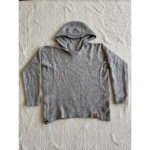 Paka The Hoodie Sweater Unisex Medium Gray Royal Alpaca Wool Handmade Pullover